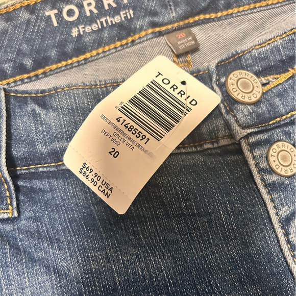 💜2 for $20-NWT Torrid Perfect Boyfriend Bermuda Vintage Stretch Mid-Rise Short - Picture 6 of 8